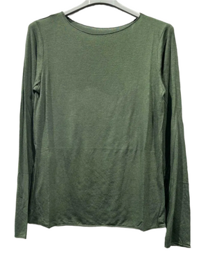 Thin Green long-sleeve layer top