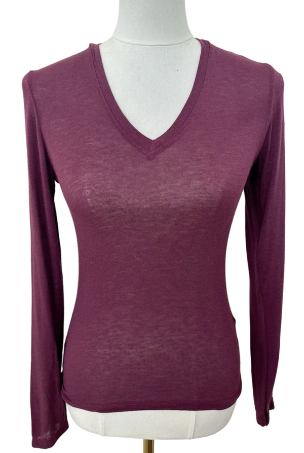 V Neck Cashmere T Shirt