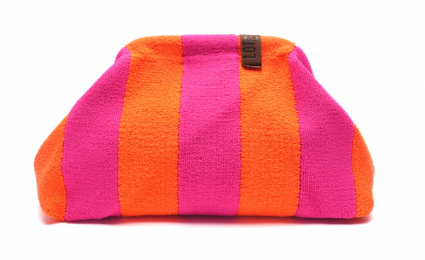 Clutch Beauty Bag - Teddy Stripes