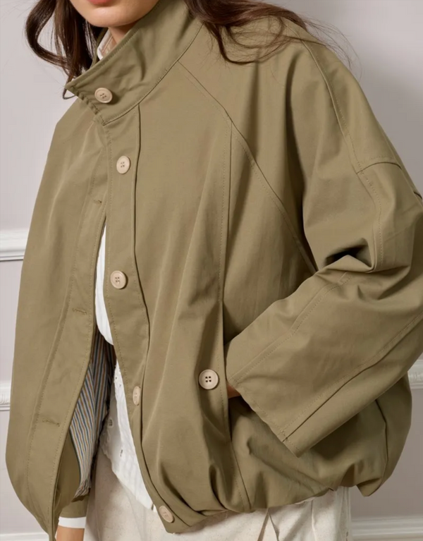 Bomber Jacket w/Buttons