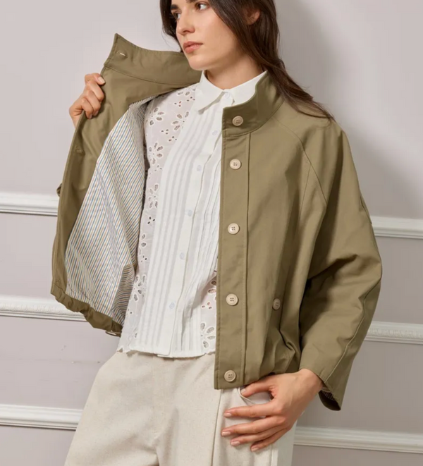 Bomber Jacket w/Buttons