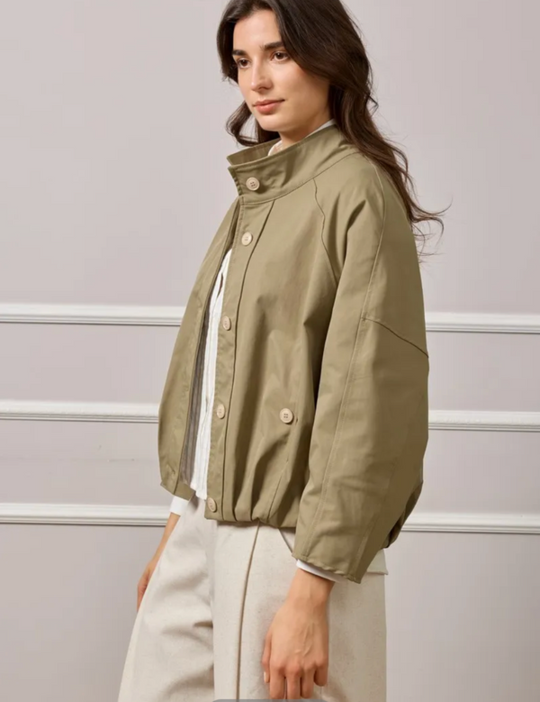 Bomber Jacket w/Buttons