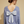 Load image into Gallery viewer, Blue sweater with a large bow on a V neck back
