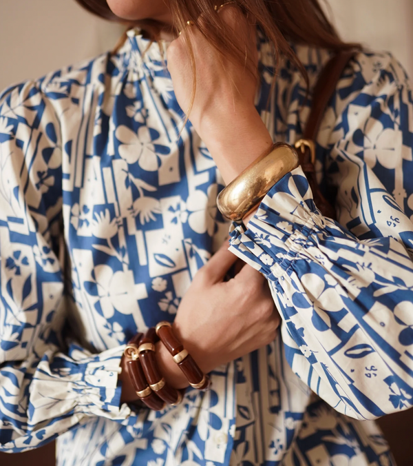 Ornella Shirt w/Ruffle Collar