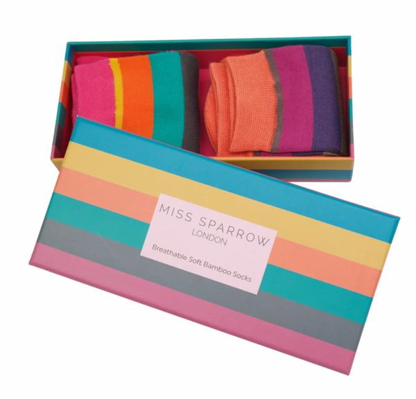 Thick Stripes Socks Box