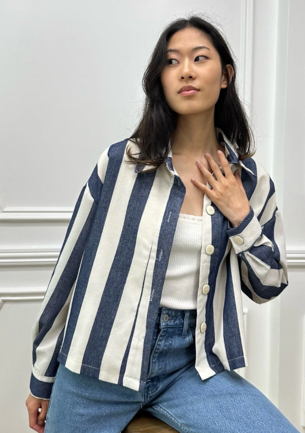 Thick Striped Shirt/Jacket