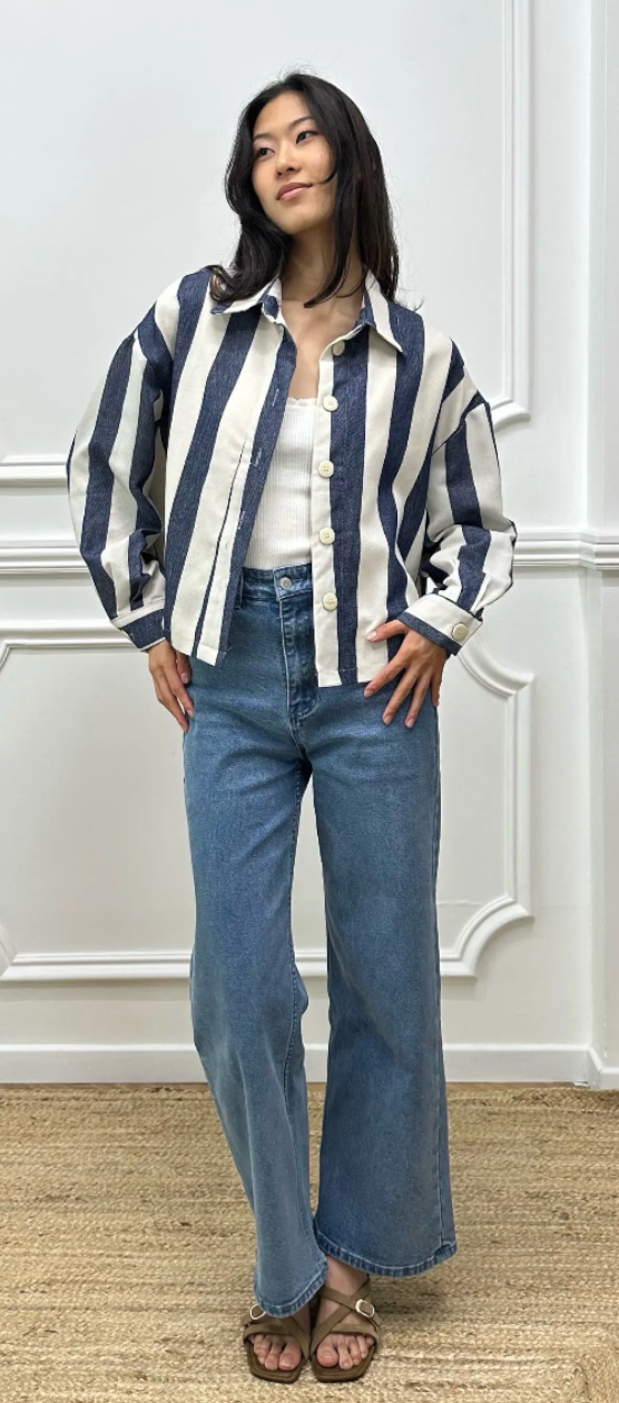 Thick Striped Shirt/Jacket
