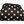 Load image into Gallery viewer, Black and white polka dot clutch bag
