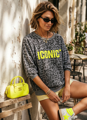 Coco boutique NEON MUSE SWEATER GREY
