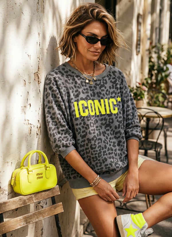 Coco boutique NEON MUSE SWEATER GREY