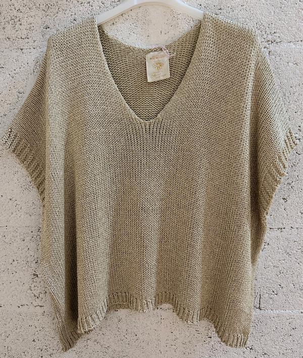Metallic Gold Top