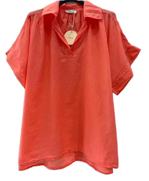 Cotton Short Sleeve Top