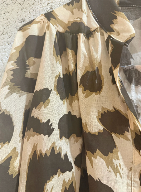 Leopard Splash Blouse