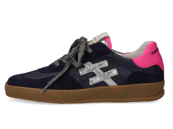 Another Trend Navy and Hot Pink Trainer