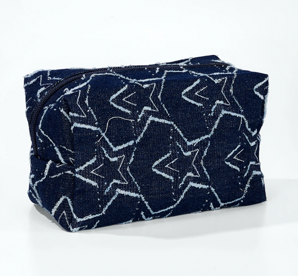 Denim Stars Beauty Bag