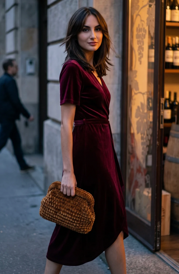 Bouclé Clutch
