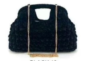 Large Bouclé Clutch