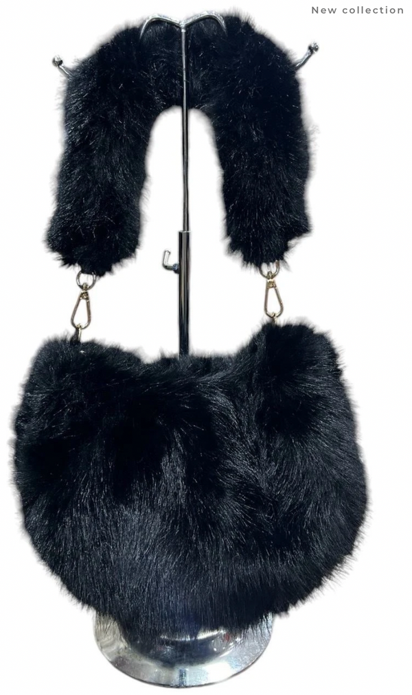 Faux Fur Hand Bag