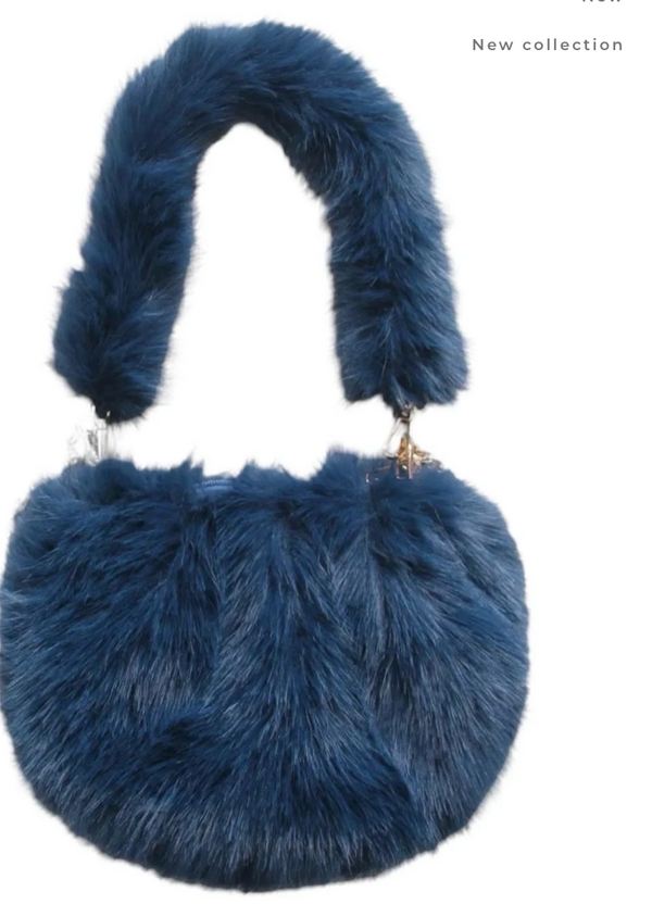 Faux Fur Hand Bag