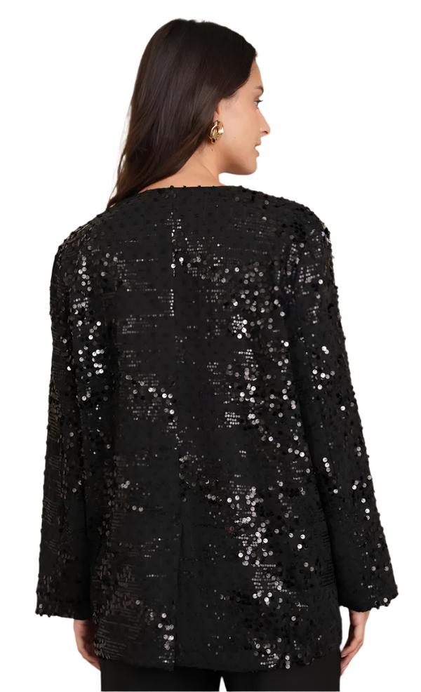 Jacket Long dress with sequins