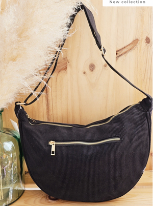 Corduroy Pouch Bag