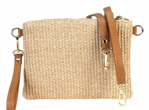 Raffia Clutch Bag