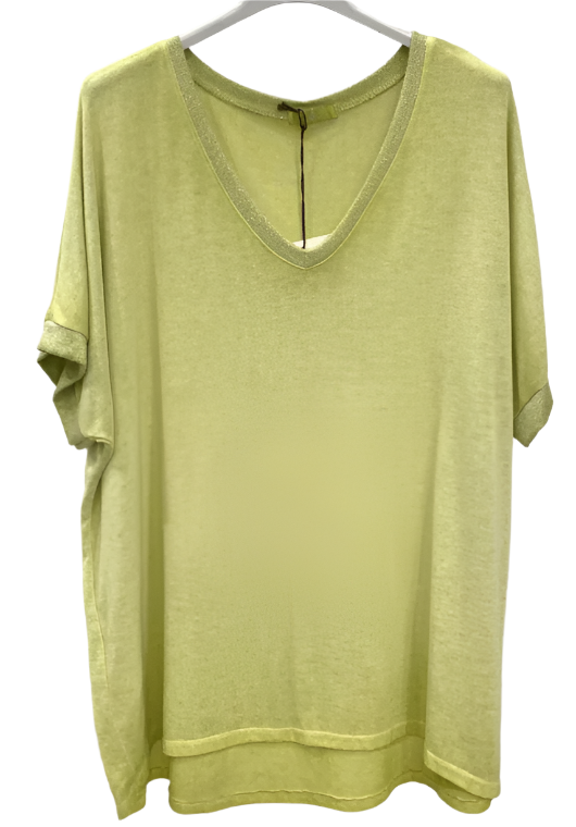 Plain V Neck T-Shirt