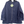Load image into Gallery viewer, Blue quilted jacket on a hanger with a visible brand tag against a light background
