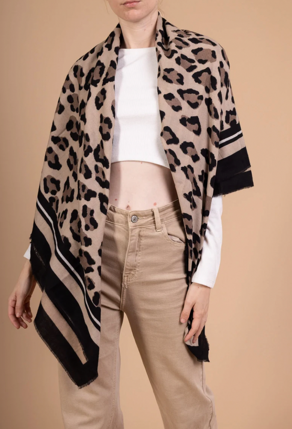 Leopard Print Scarf