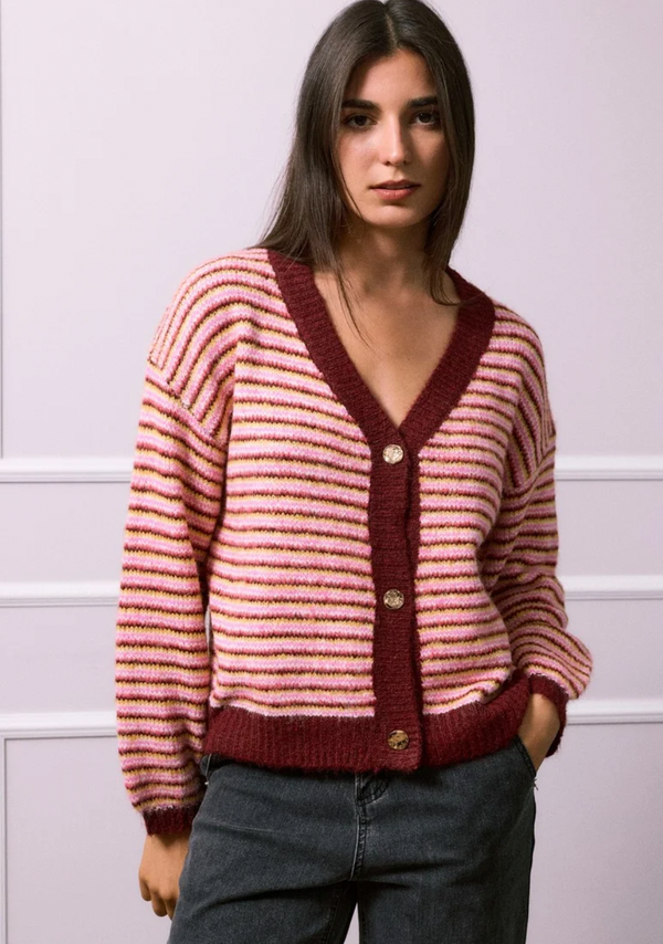 Striped Cardigan
