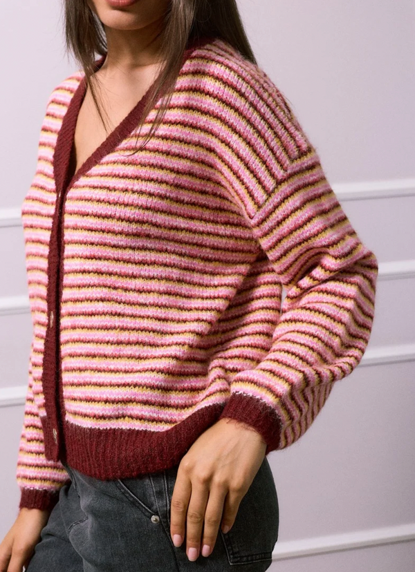 Striped Cardigan