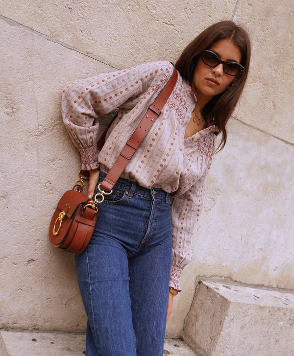 Printed Autumnal Blouse