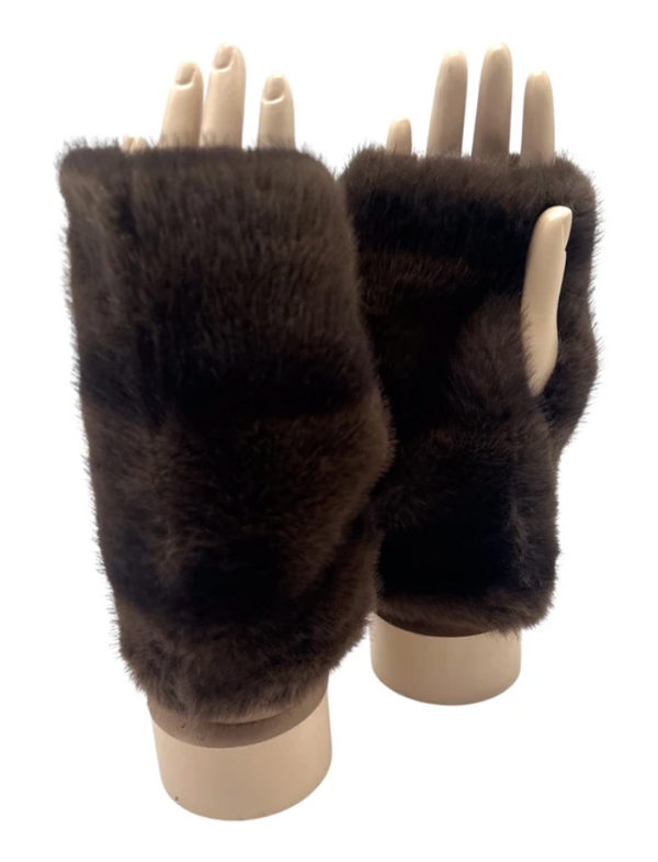 Faux Fur Mittens