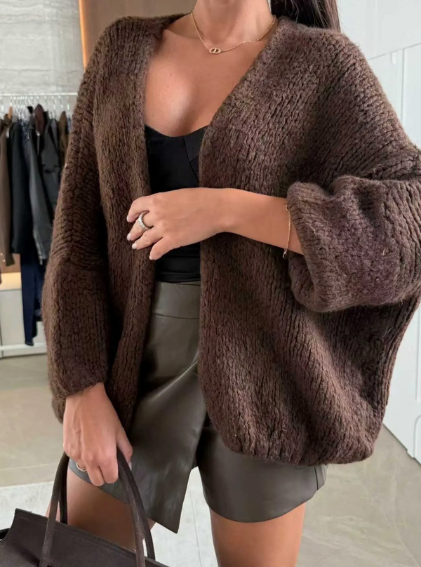 Oversized Wool Cardigan