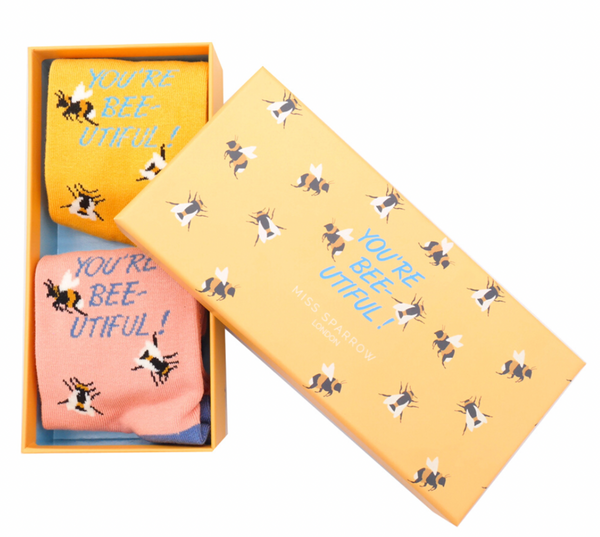 You're Bee'uitful Sock Gift Box