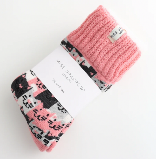 Cat Winter Socks