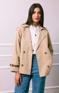 Double Brest Trench Coat