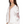 Load image into Gallery viewer, Woman wearing a white blouse with floral embroidery on a plain background
