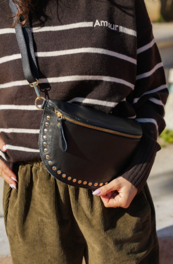 Dolli Studded Pouch Bag