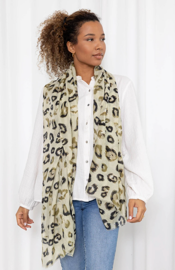 Leopard Print Scarf