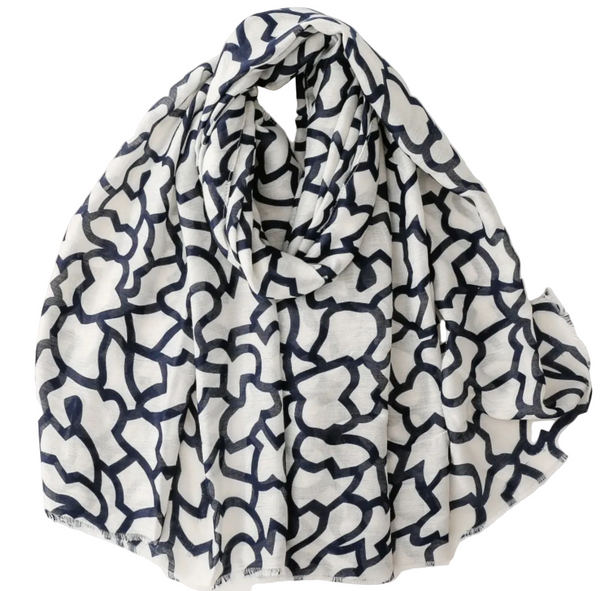 Geometric Design Scarf