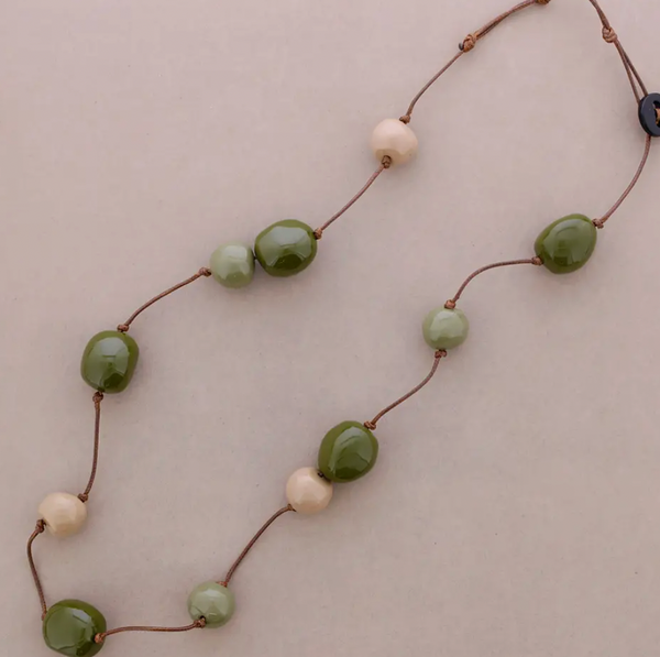 Long String Beaded Necklace