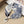 Load image into Gallery viewer, Magnetic Pearl Scarf with Pastoral Blue Toile Print
