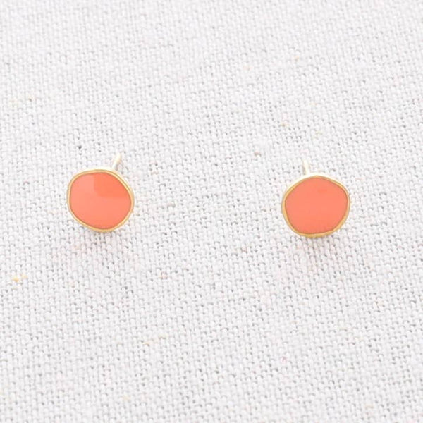 Pressure Steel Enamel Earrings