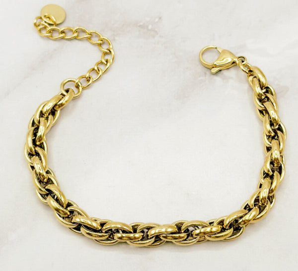 Large Chain Link Bracelet