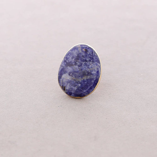 Irregular Stone Bronze Ring