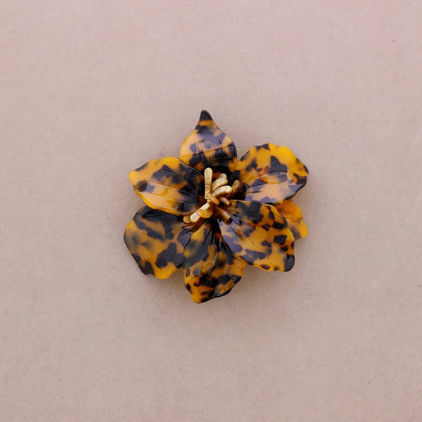Resin Flower Brooch