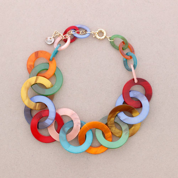 Resin Link Necklace
