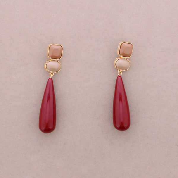 Resin Drop Pendant Earrings