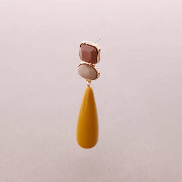 Resin Drop Pendant Earrings
